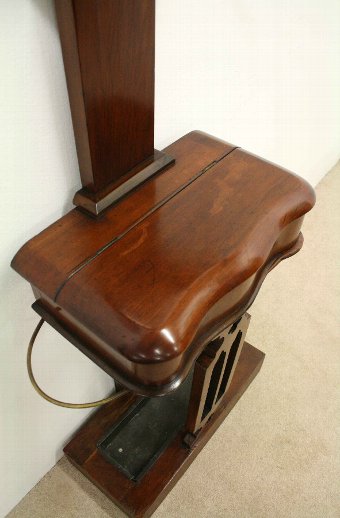 Antique  Mid Victorian Mahogany Hall Stand