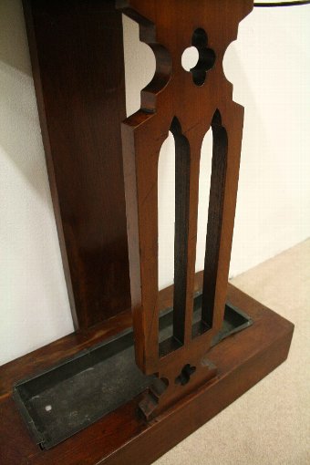 Antique  Mid Victorian Mahogany Hall Stand