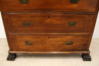 Antique Early Victorian Camphor Wood Military Chest