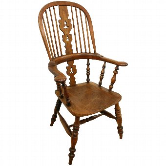 Mid Victorian Elm Windsor Chair