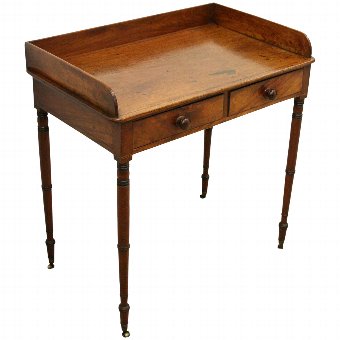 George IV Mahogany Side Table/Washstand