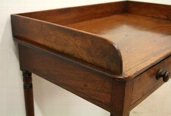 Antique George IV Mahogany Side Table/Washstand