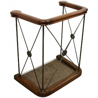 Victorian Mahogany and Steel Fender