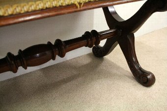 Antique Late George IV Mahogany Centre Stool