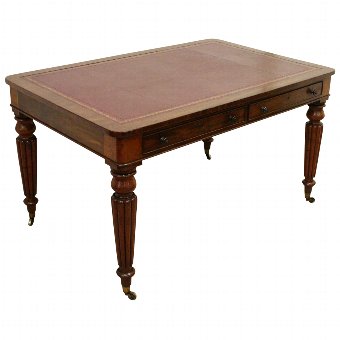 Early Victorian Mahogany Library Table/Writing Table