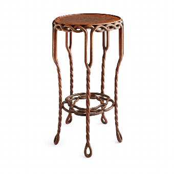 Chinese Hardwood Twisted Vine Stand