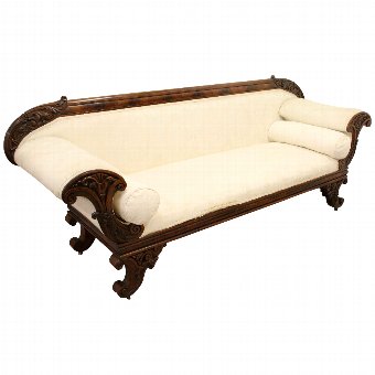 Scottish Regency Mahogany Sofa