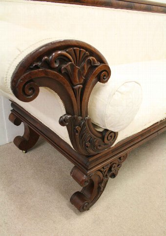 Antique Scottish Regency Mahogany Sofa