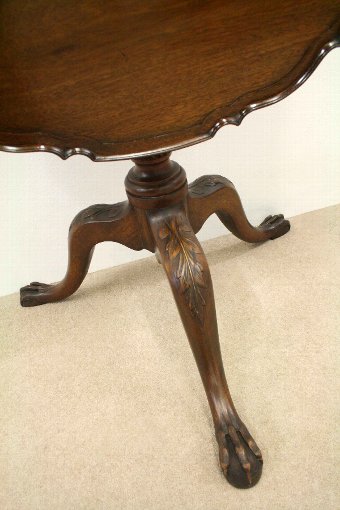 Antique Georgian Style Snap Top Occasional Table