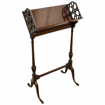 George III Style Mahogany Book Stand