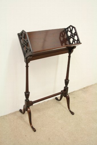 Antique George III Style Mahogany Book Stand