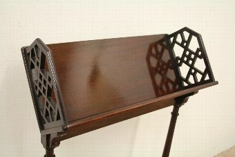 Antique George III Style Mahogany Book Stand