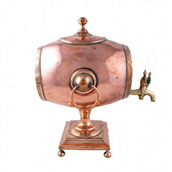 Antique Copper and Brass Samovar