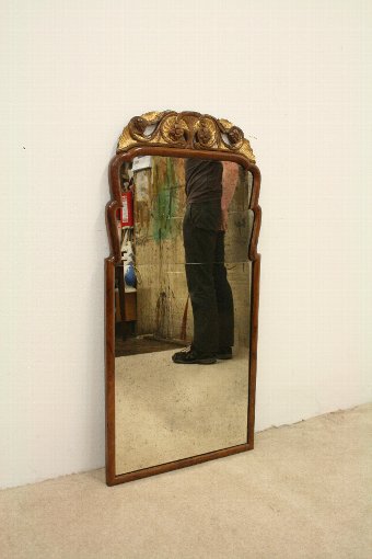 Antique George III wall mirror. 
