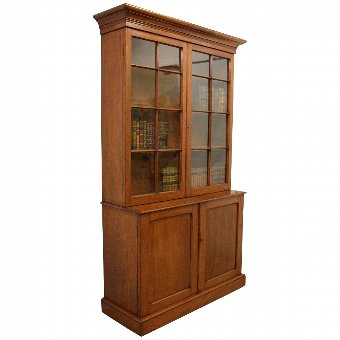 Georgian Style 2 Door Cabinet Bookcase
