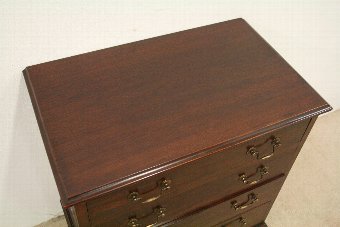 Antique George III style mahogany chest.