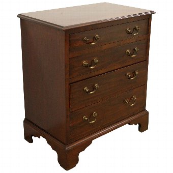 Antique George III style mahogany chest.