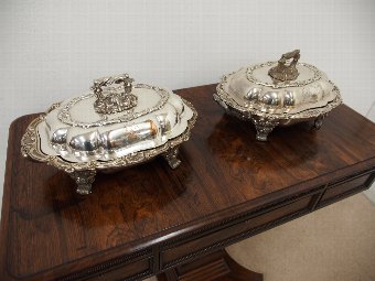 Silver Plated Entrée Dishes