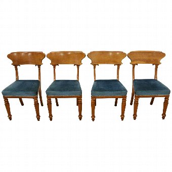 Set of 4 William IV Chairs
