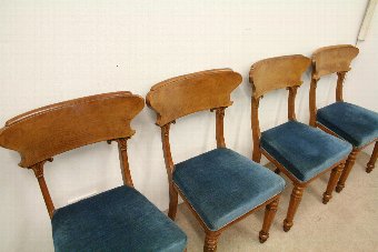 Antique Set of 4 William IV Chairs