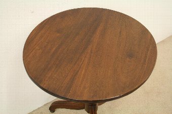 Antique George IV Mahogany Circular Occasional Table