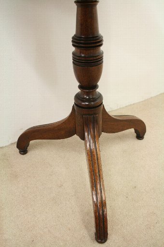 Antique George IV Mahogany Circular Occasional Table