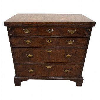Georgian Walnut Bachelors Chest