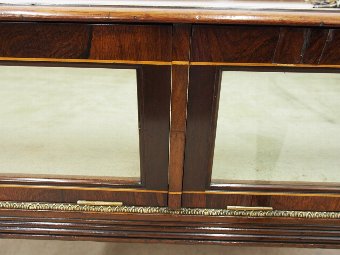 Antique Inlaid and Cross Banded Mahogany Victorian Bijouterie