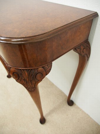 Antique George II Style Burr Walnut Occasional Table