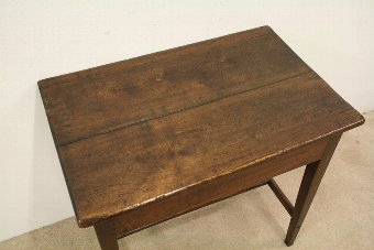 Antique Georgian Beech Side Table 