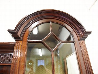 Antique Mahogany Display Cabinet by T. Justice & Sons, Dundee