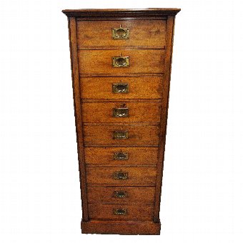 William IV Spanish Mahogany Wellington Chest