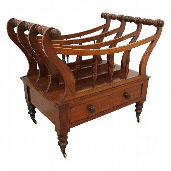George IV Mahogany Canterbury