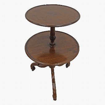 Mahogany 2 Tier Dumbwaiter