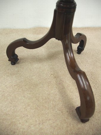 Antique Mahogany 2 Tier Dumbwaiter