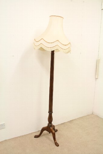 Antique George III Style Column Lamp