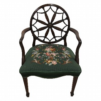 Wheel Back Elbow Chair