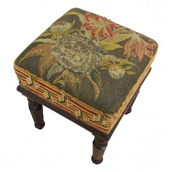 William IV Mahogany Stool