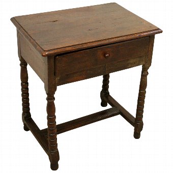 Georgian Oak Rectangular Side Table