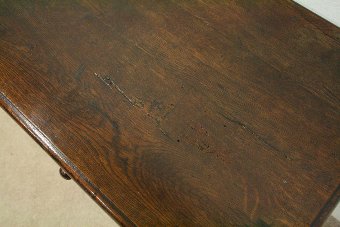 Antique Georgian Oak Rectangular Side Table