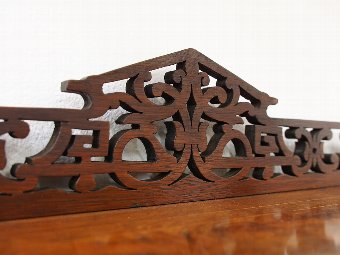 Antique Mid Victorian Burr Walnut What Not