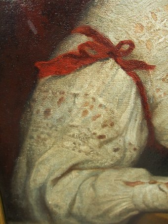 Antique Oil Painting, Portrait of a Lady