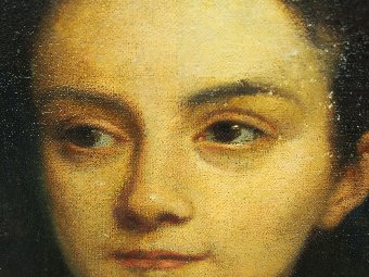 Antique Oil Painting, Portrait of a Lady