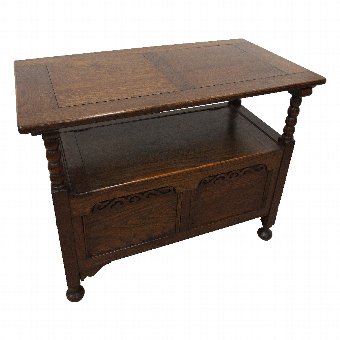 Jacobean Style Oak Monks Bench