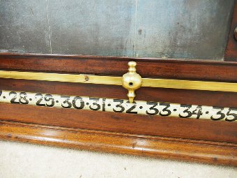 Antique Victorian Mahogany Billiards Scoreboard