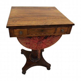 George III Rosewood Work Table