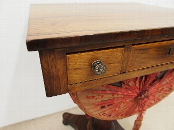 Antique George III Rosewood Work Table