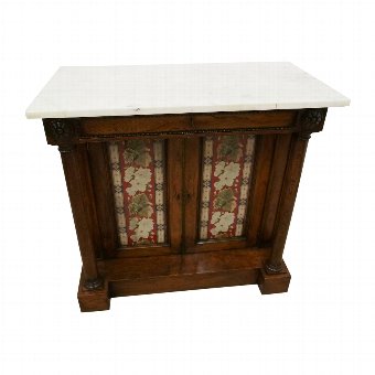 Regency Marble Topped Cabinet
