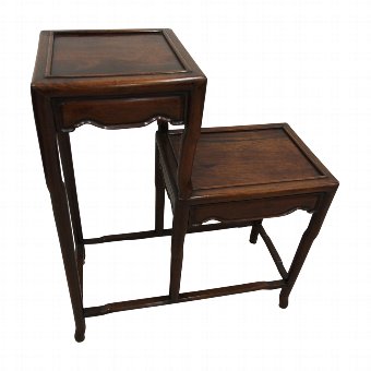 Chinese Hongmu 2 Tier Stand