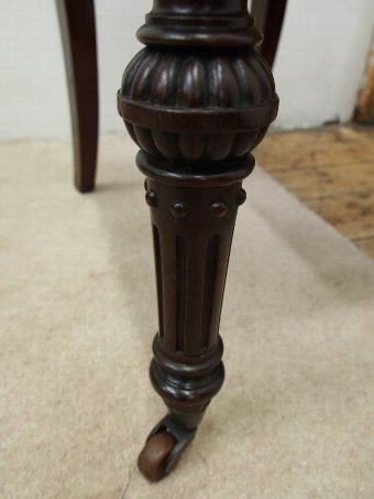 Antique Pair of Victorian Carved Oak Armorial Hall Chairs